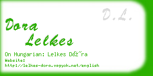 dora lelkes business card